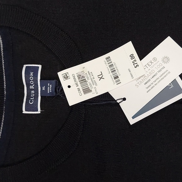 Club Room Merino Blend Wool Sweater Size XL - Picture 2 of 6